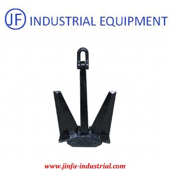 Cast Steel Black Painting Marine 2000Kg Pool Anchor