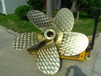 High Speed Bronze 5 Blade Mau Type Fixed Pitch Boat Propeller