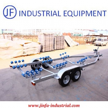 Hot Galvanized 8.5 Meter Double Axles Boat Trailer