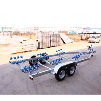 Hot Galvanized 8.5 Meter Double Axles Boat Trailer