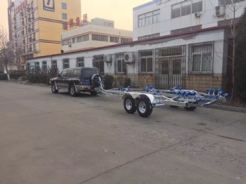 Hot Galvanized 8.5 Meter Double Axles Boat Trailer