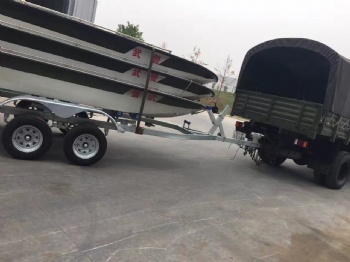 25ft Double Axle 2500Kg Load Hot Galvanized Yacht Trailer