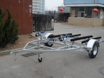 Hot Galvanized 12FT Double Row Jet Ski Boat Trailer with Bunk