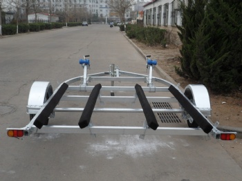 Hot Galvanized 12FT Double Row Jet Ski Boat Trailer with Bunk