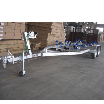 Hot DIP Galvanized Tandem Axles Fiberglass Boat Marine Trailer