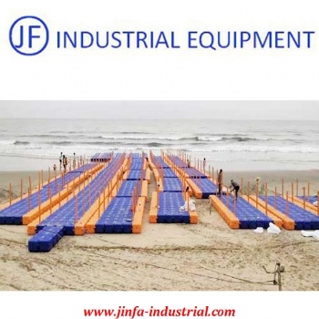 Floating Dock Plastic HDPE Floating Pontoon Bridge on Sea