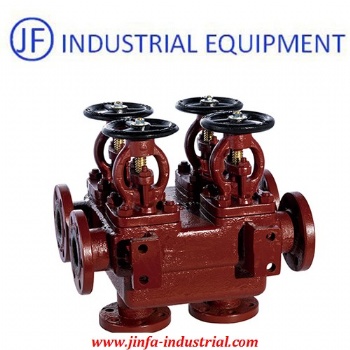 T-2499 Flange Type Cast Iron Double Suction Ship Globe Valve