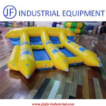 3-6 Persons Customised 0.9mm PVC Tarpaulin Inflatable Flyfish