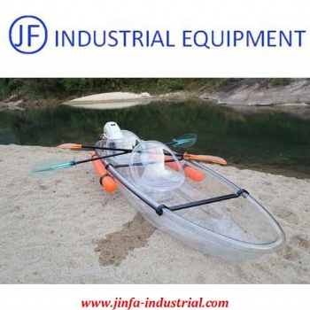 6mm Thick Hull 1 Person Electric Transparent Kayak