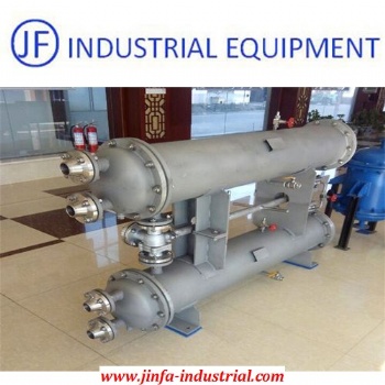 Industrial Oil-Water Shell and Tube Heat Exchanger Combination Condenser