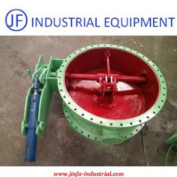 High Temperature Wcb Material Flange Metal Seated Link Butterfly Valve