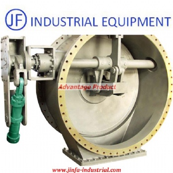 DN1600mm Hydraulic Three-Lever Butterfly Valve for Metallurgical Bf