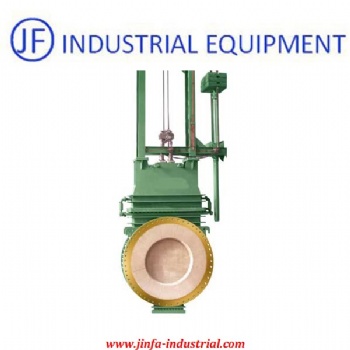 High Temperature Hydraulic Refractory Chamber Lining Hot Blast Valve for Bf
