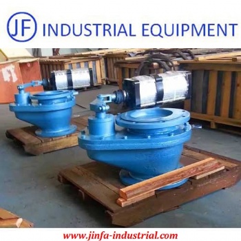 DN100 Pneumatic Ceramic Lined Rotary Gate Valve