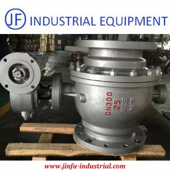 DN300 Carbon Steel Turbine Flange Fixed Ball Balve