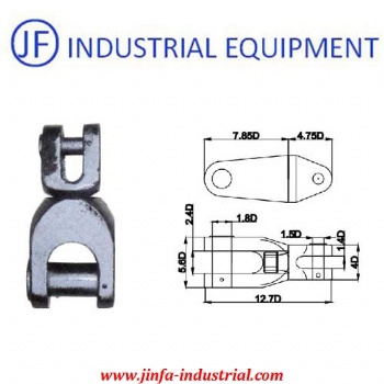 Marine Anchor Chain a Type Carbon Steel Swivel Shackle